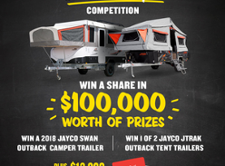 Win a share of $100,000 worth of prizes