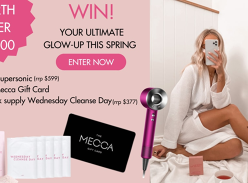 Win a Dyson Supersonic, $300 Mecca Gift Card & 12 Week Supply of Wednesday Cleanse Day