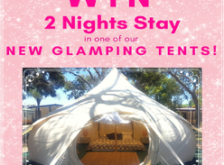 Win Two Nights Stay in one of our New Glamping Tents