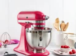 Win a 4.8L KitchenAid Hibiscus Stand Mixer & Accessories for you + one for a friend