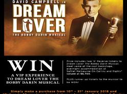Win a VIP Experience to Dream Lover: the Bobby Darin Musical