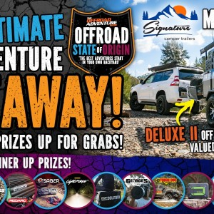 Win a Signature Campers Deluxe 2 Camper Trailer or 1 of 13 Minor Prizes