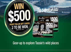 Win 1 of 2 $500 Paddy Pallin Gift Cards