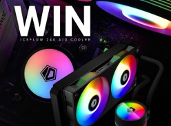 Win an ID-Cooling IceFlow 240 Addressable RGB AIO CPU Liquid Cooler