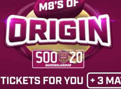 Win State of Origin tickets for you + 3 mates!