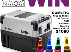 Win a Dometic Fridge and 4 Cooler Torches