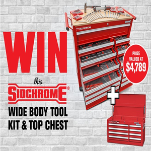 Win a Sidchrome Wide Body Tool Chest & Top Chest