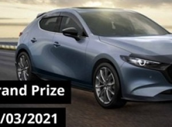 Win a Mazda 3 G20 Pure 5-Door Hatch or 1 of 10 Weekly Prizes