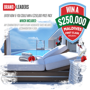 Win a $250,000 Maldives First Class Holiday
