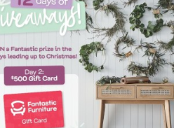 Win 1 of 12 Furniture or Gift Card Prizes