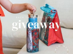 Win 1 of 3 Back To School Bundles including a steel bottle and a lunch bag