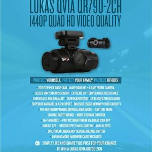 Win 1 of 3 Lukas QVIA Dash Cams