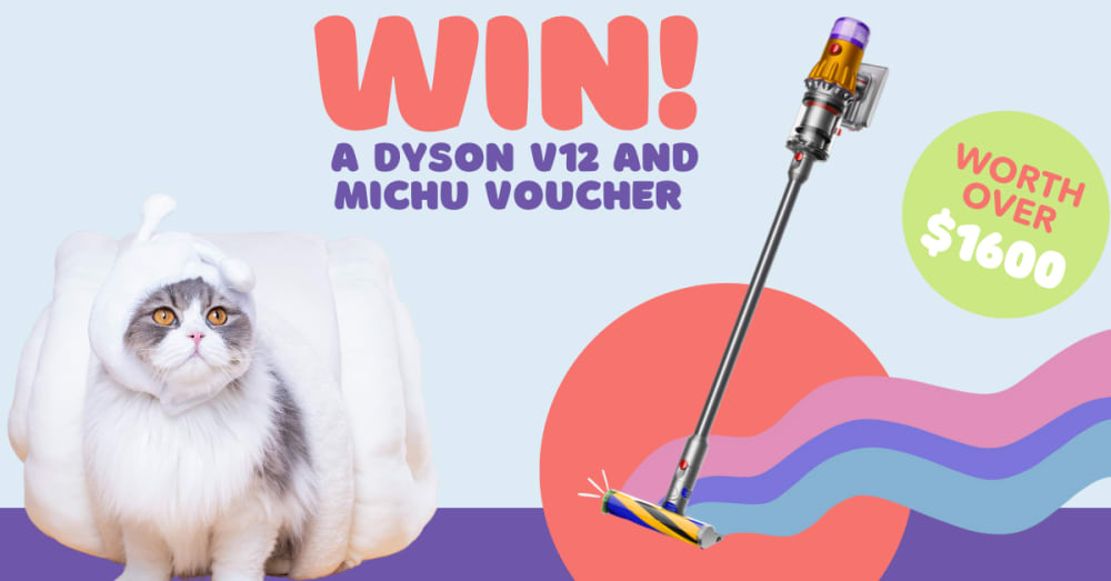 Win a Dyson V12 Vacuum and $250 Michu Voucher