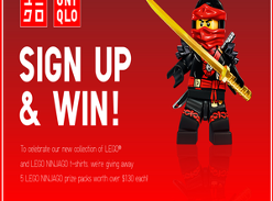 Win 1 of 5 Lego Ninjago Sets