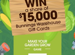 Win 1 of 15 $1,000 Bunnings Warehouse Gift Cards
