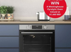 Win a Westinghouse 60cm Pyrolytic Built-in Oven
