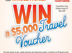 Win a $5000 Travel Voucher