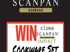 Win a 2-Piece Scanpan Impact Cookware Set