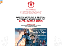 Win 1 of 100 Double Passes to a Preview Screening of Alita: Battle Angel
