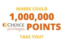 Win 1,000,000 Choice Privileges Points