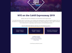 Win 1 of 1,200 Tickets for 5 People to New Year's Eve on The Cahill Expressway