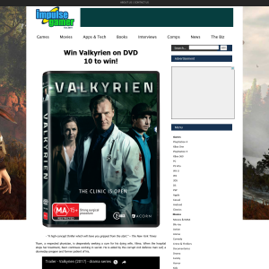Win 1 of 10 copies of Valkyrien on DVD