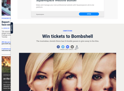 Win 1 of 10 Double Passes to Bombshell
