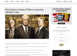 Win 1 of 10 Double Passes to King of Thieves