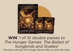 Win 1 of 10 Double Passes to See The Hunger Games: the Ballad of Songbirds & Snakes