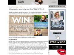 Win 1 of 10 double passes to the new film 'Hampstead'