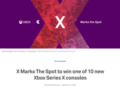 Win 1 of 10 new Xbox Series X consoles!
