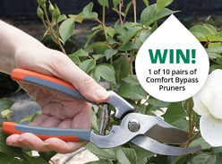 Win 1 of 10 Pairs of Comfort Bypass Pruners