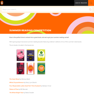 Win 1 of 10 summer book packs
