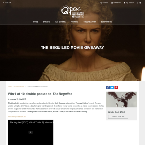 Win 1 of 10 The Beguiled double passes
