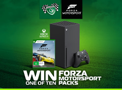 Win 1 of 10 Xbox Series X Console & Forza Motorsport Game Packs