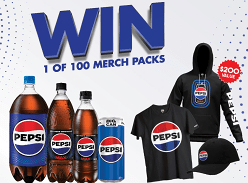 Win 1 of 100 Pepsi Merchandise Packs