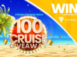 Win 1 of 100 Virgin Voyages Cruise for 2