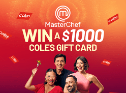 Win 1 of 12 $1,000 Coles Gift Card