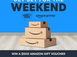 Win 1 of 12 $500 Amazon Vouchers