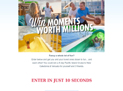Win 1 of 12 South Pacific cruises
