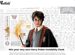 Win 1 of 120 Harry Potter Invisible Cloaks