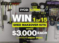 Win 1 of 15 Shed Makeover Kits for Father's Day