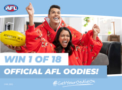 Win 1 of 18 Official AFL Oodies