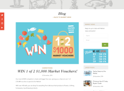 Win 1 of 2 $1,000 Market Vouchers