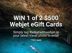 Win 1 of 2 $500 Webjet Gift Cards