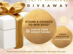 Win 1 of 2 $500 Woolworths Gift Cards