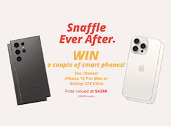 Win 1 of 2 Apple iPhone 15 Pro Max or Samsung Galaxy S24 Ultra