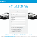 Win 1 of 2 Audi A3 Cabriolets!