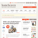 Win 1 of 2 Chalk Paint by Annie Sloan packs!