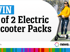 Win 1 of 2 Electric Scooter Packs